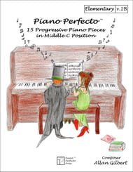 Perfecto v.1B (Elementary - Middle C position) piano sheet music cover Thumbnail
